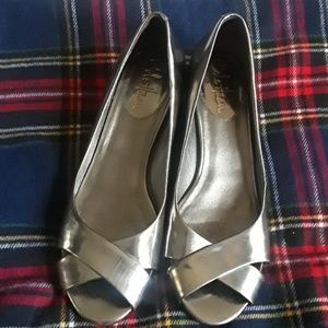 Gorgeous metallic Cole Haan shoes